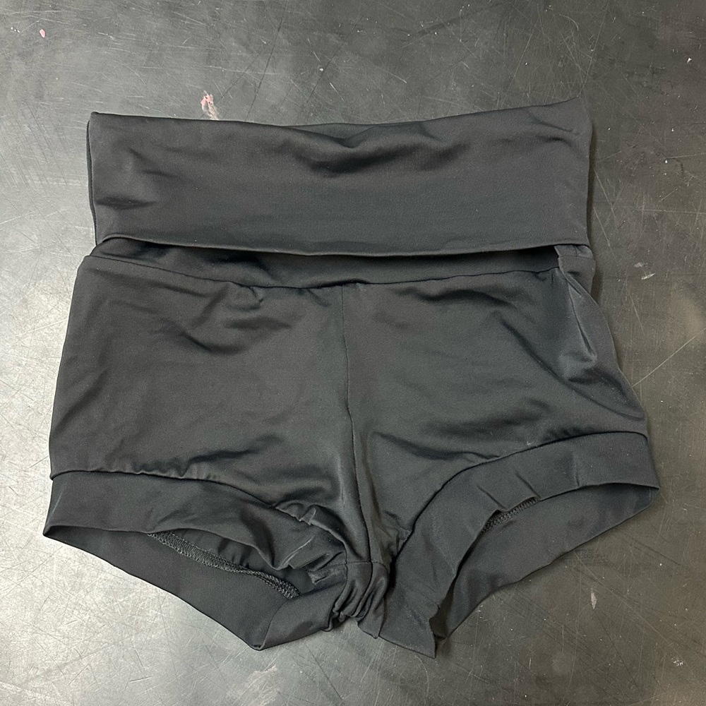 Weissman Black Athletic Women's Shorts
